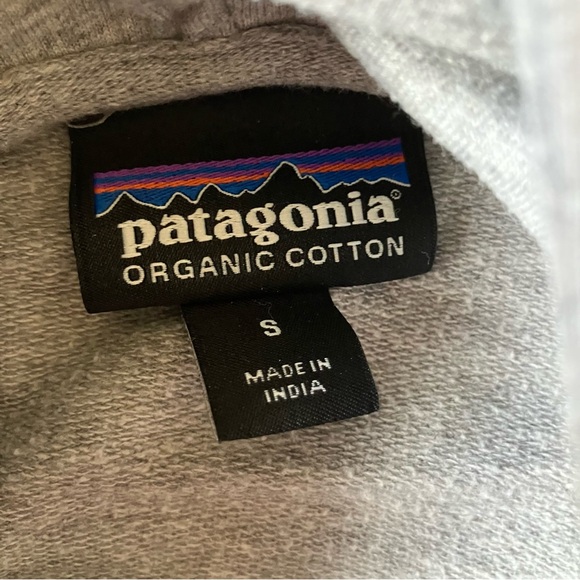 Patagonia Grey Wavy Maybe Ahnya Hoody Hoodie Fleece Lightweight Sweatshirt Small - Picture 5 of 10